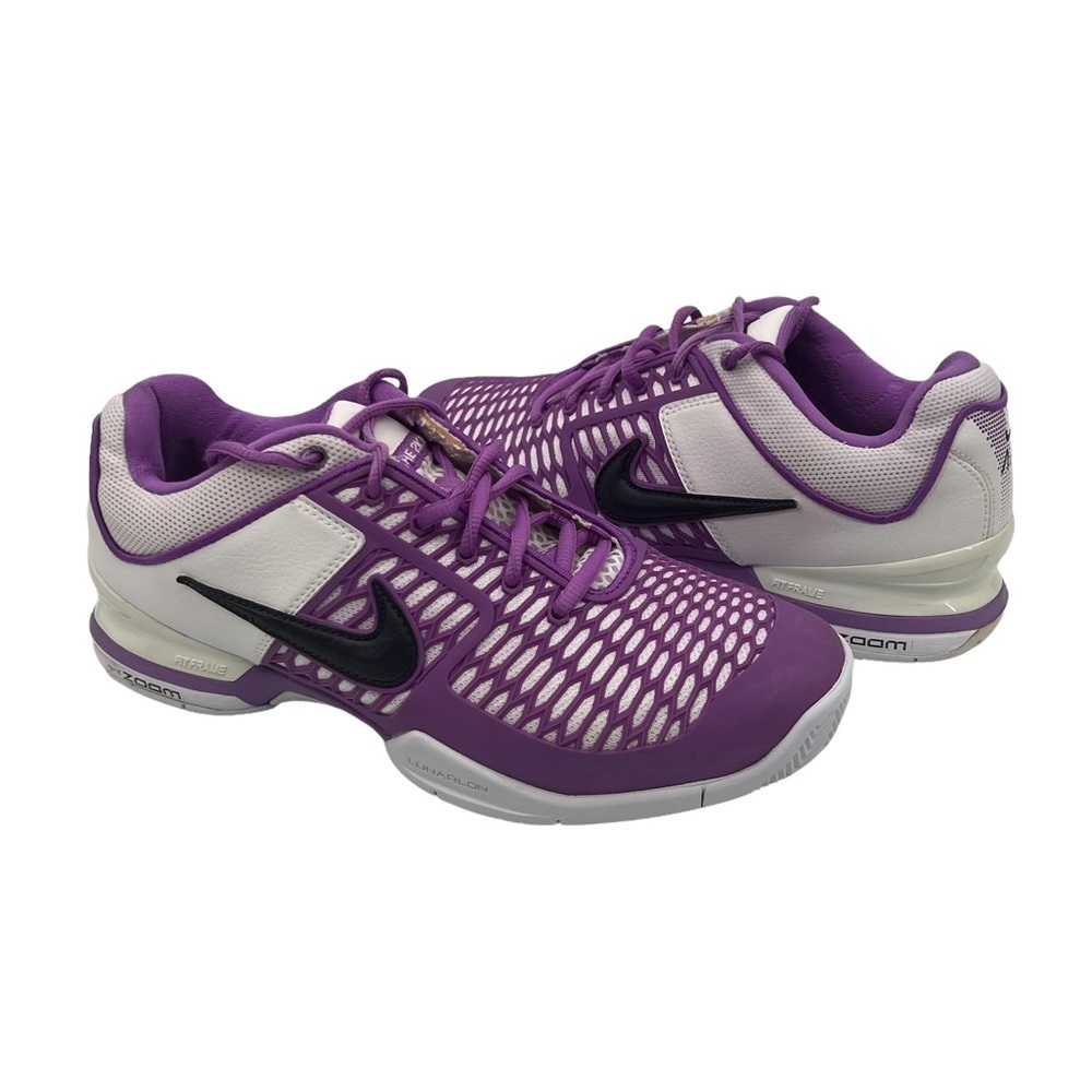 Nike Purple and White Women's Sneakers